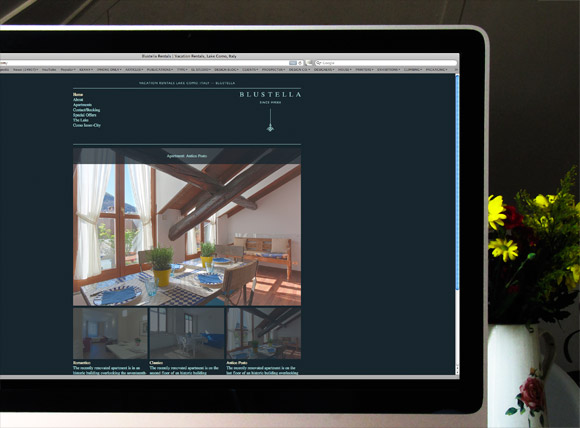 Blustella Rentals. Website & Identity By El Studio