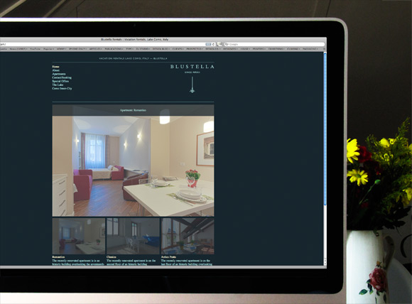 Blustella Rentals. Website & Identity By El Studio