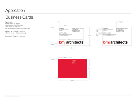 BMJ Architects Brand Guidelines
