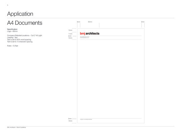 BMJ Architects Brand Guidelines