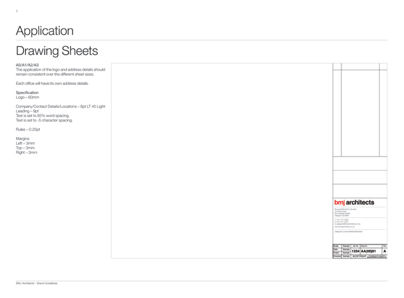 BMJ Architects Brand Guidelines