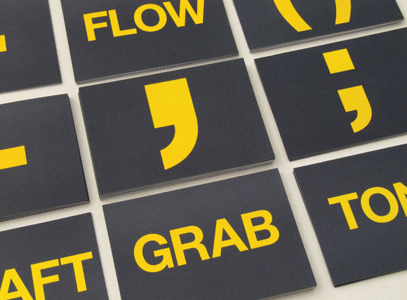 Work on Writing - Business Cards, Notebook, Postcards, Exhibition, Posters